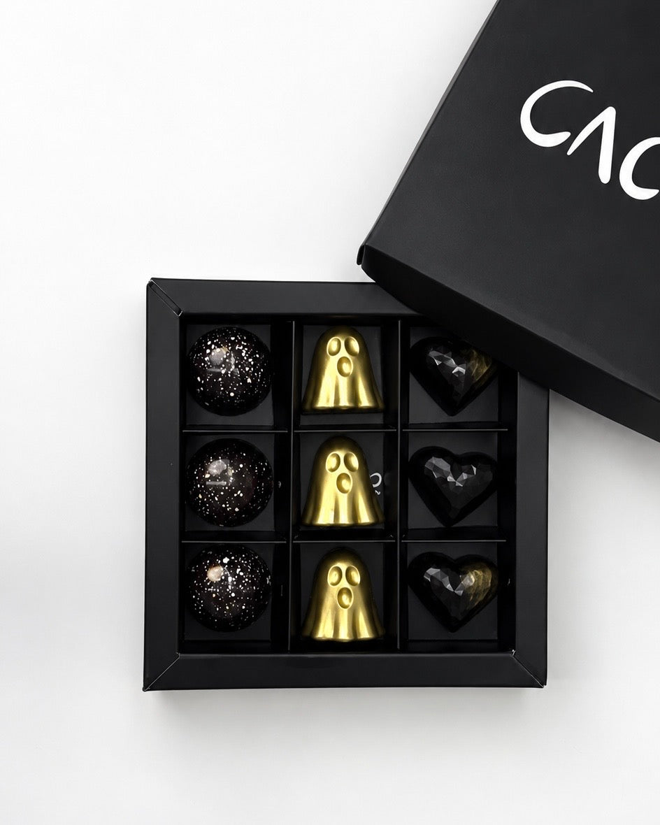 "1 PRE-ORDER Caja de 9 Bombones Edición Halloween"