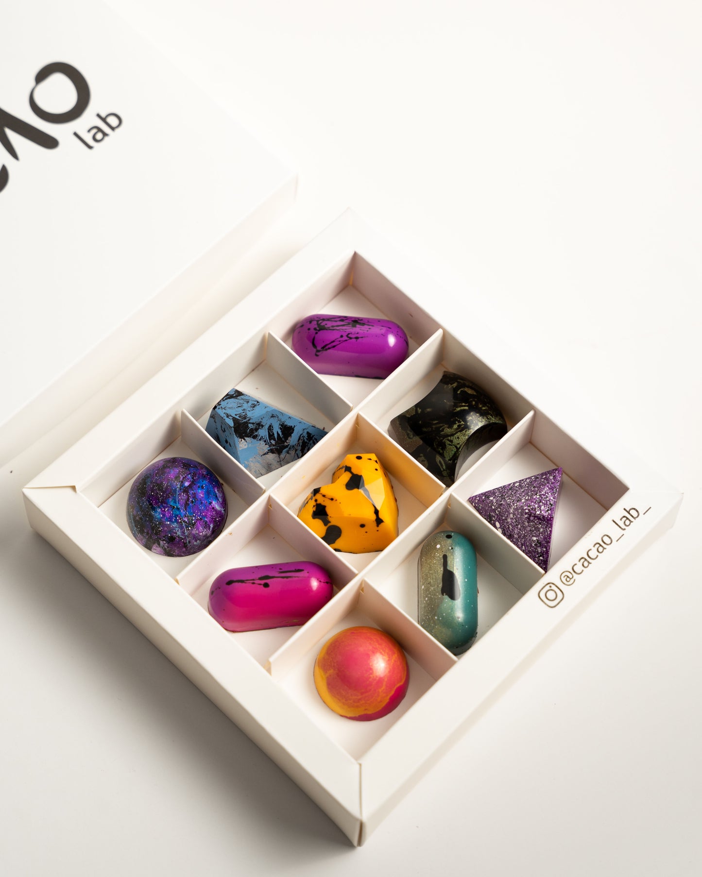 "Caja de 9 Bombones"