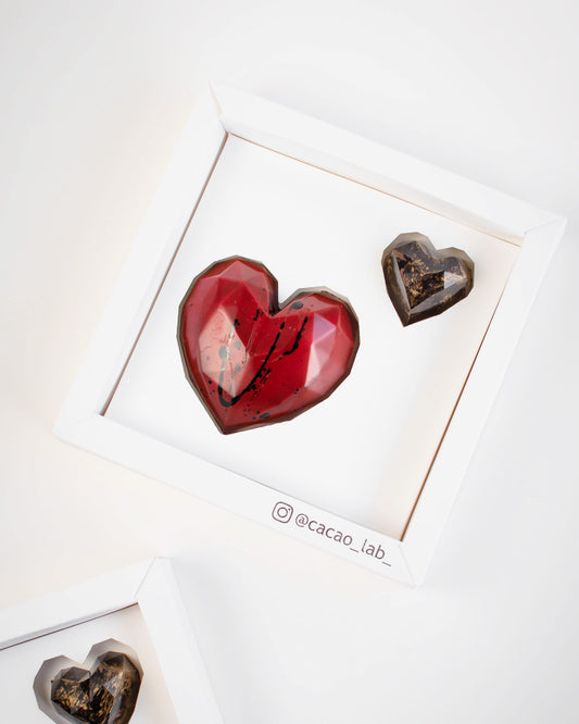 Caja "Tu y Yo" 1 Maxi corazón + bombón