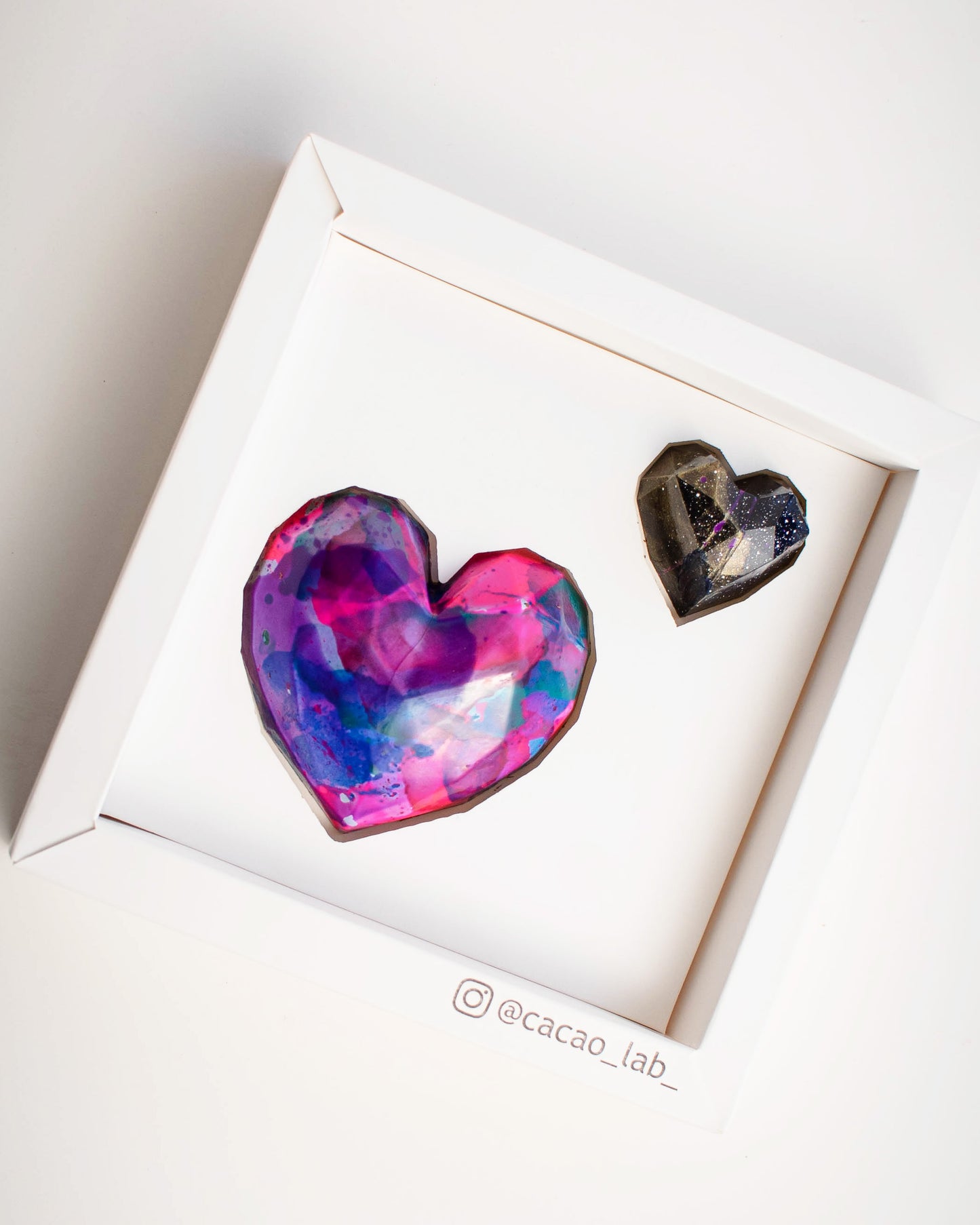 Caja "Tu y Yo" 1 Maxi corazón + bombón