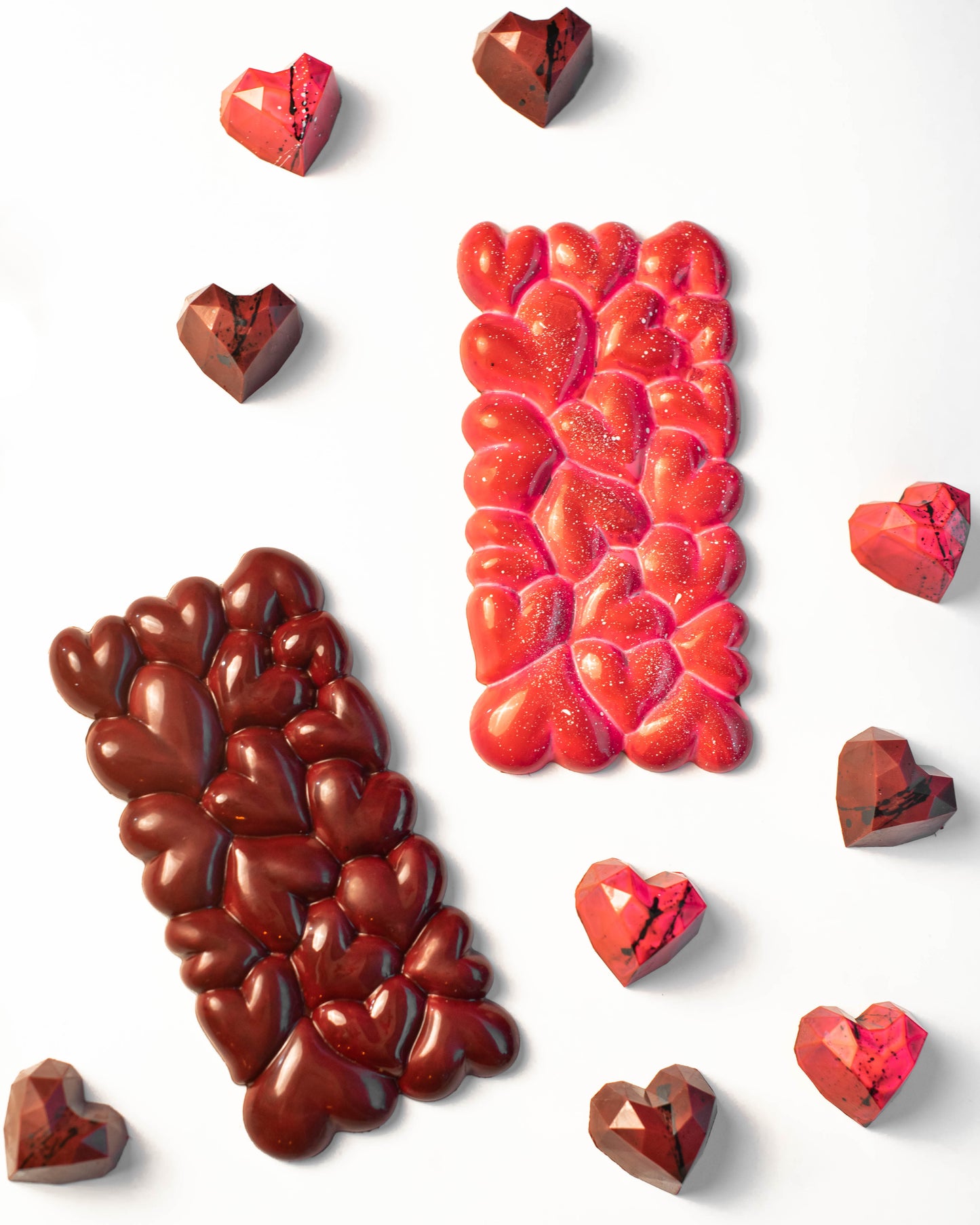 Barra de Chocolate Corazones