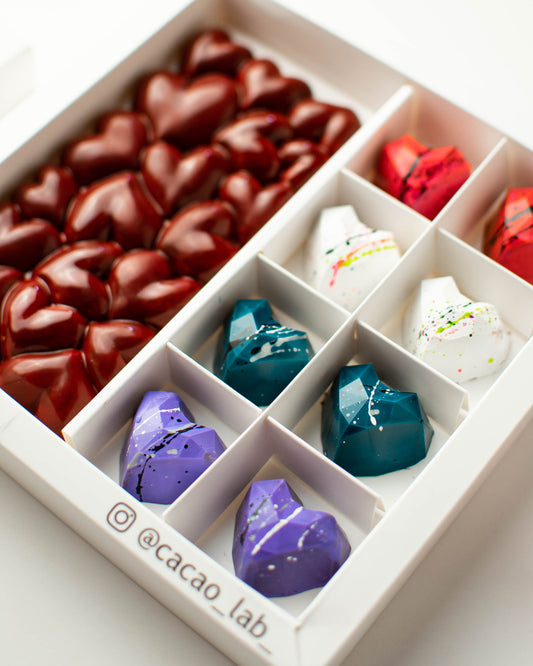 Caja de 8 Bombones + Barra Corazón