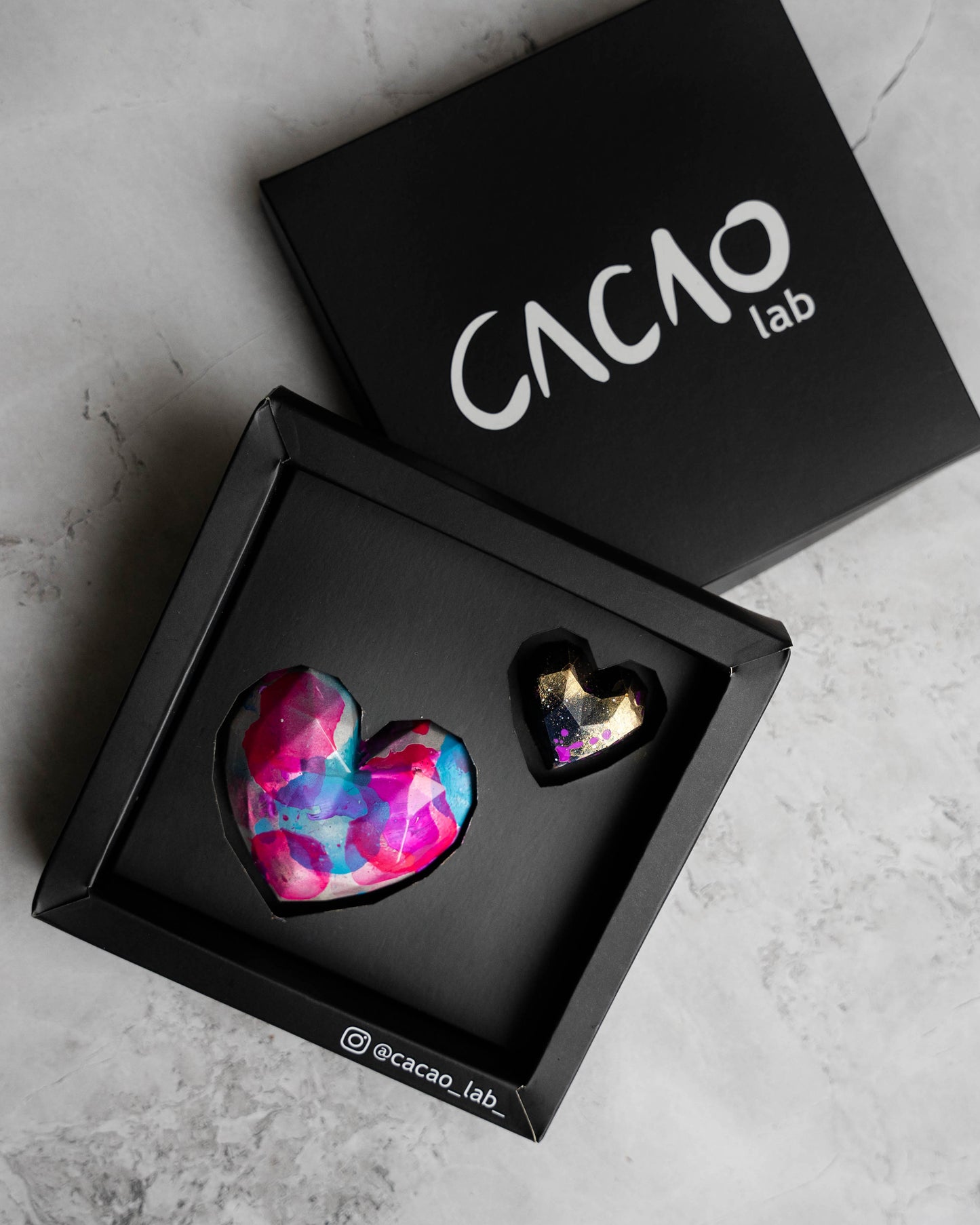 Caja "Tu y Yo" 1 Maxi corazón + bombón