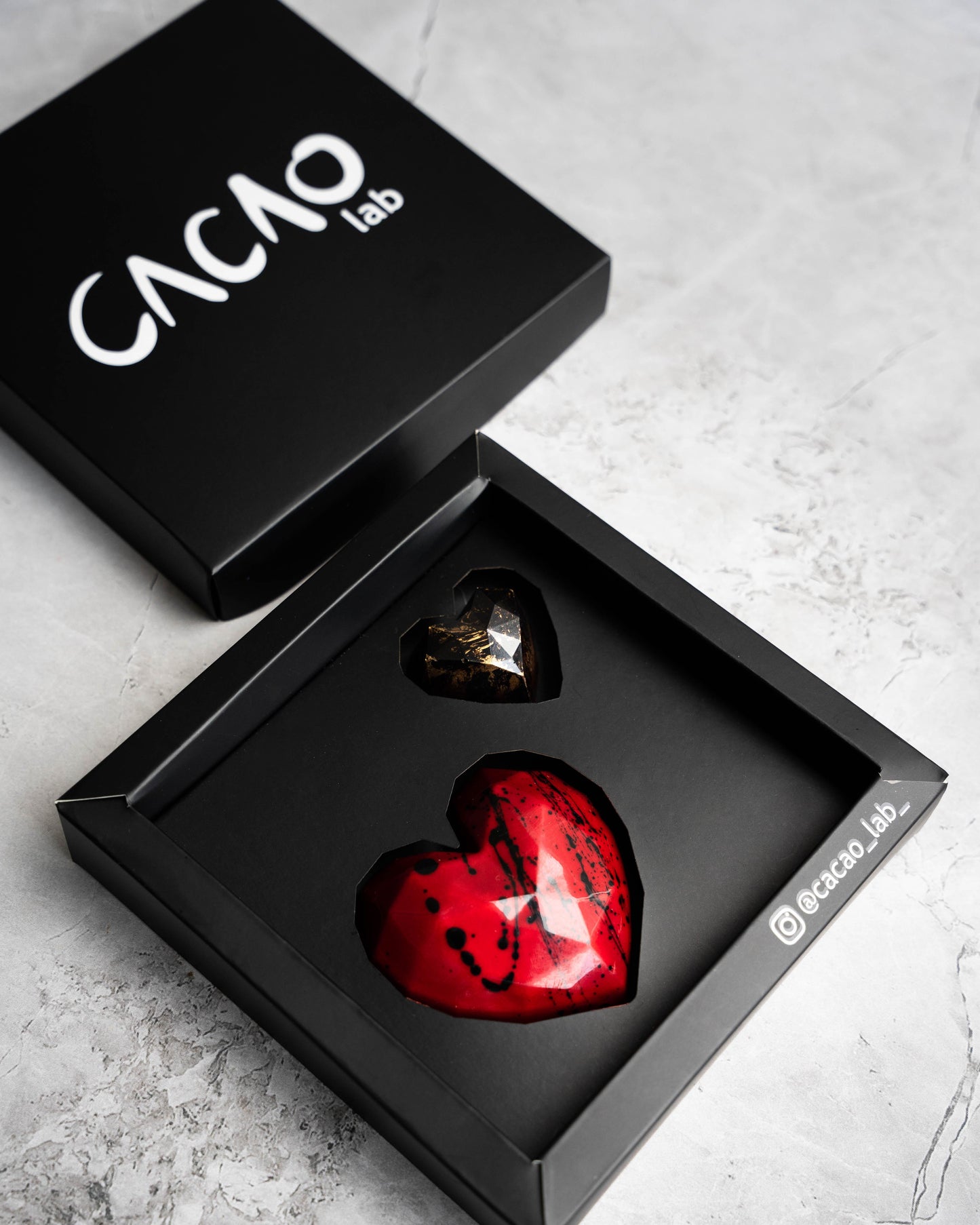 Caja "Tu y Yo" 1 Maxi corazón + bombón