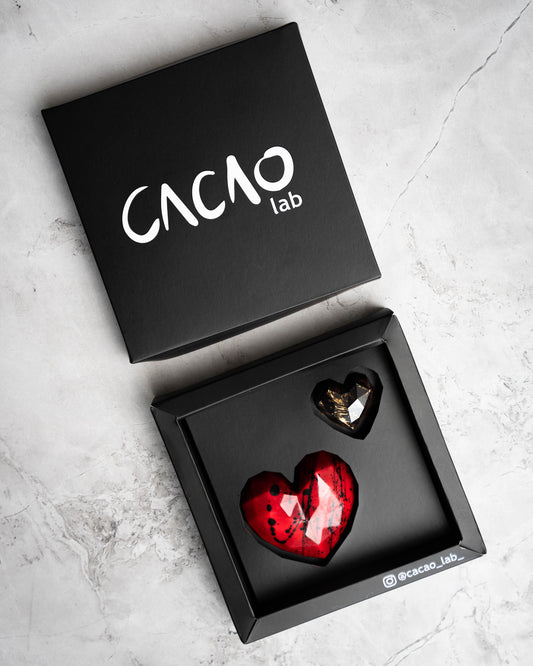 "Caja "Tu y Yo" 1 Maxi corazón + bombón"