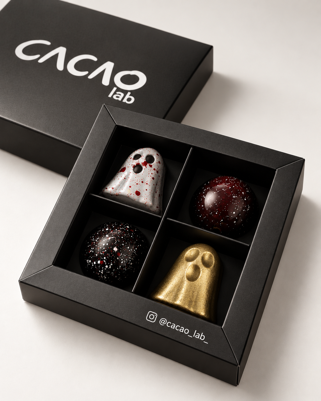 "1 Caja de 4 Bombones Edición Halloween"