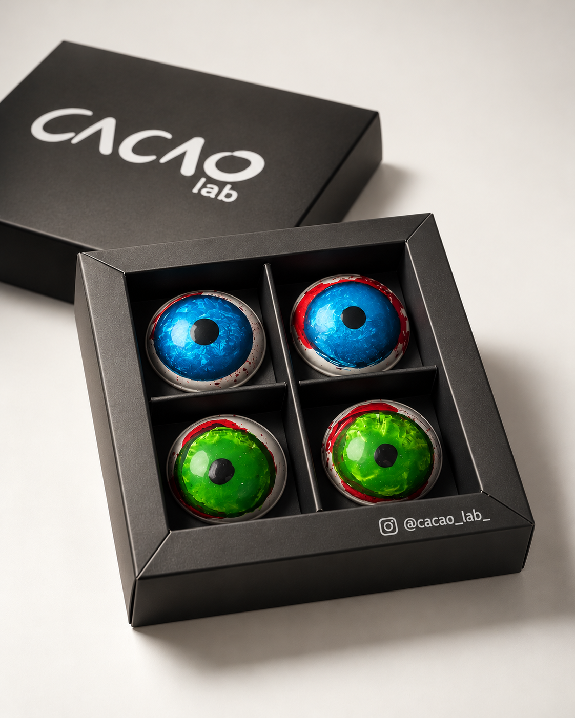 "1 Caja de 4 Bombones Edición Halloween"