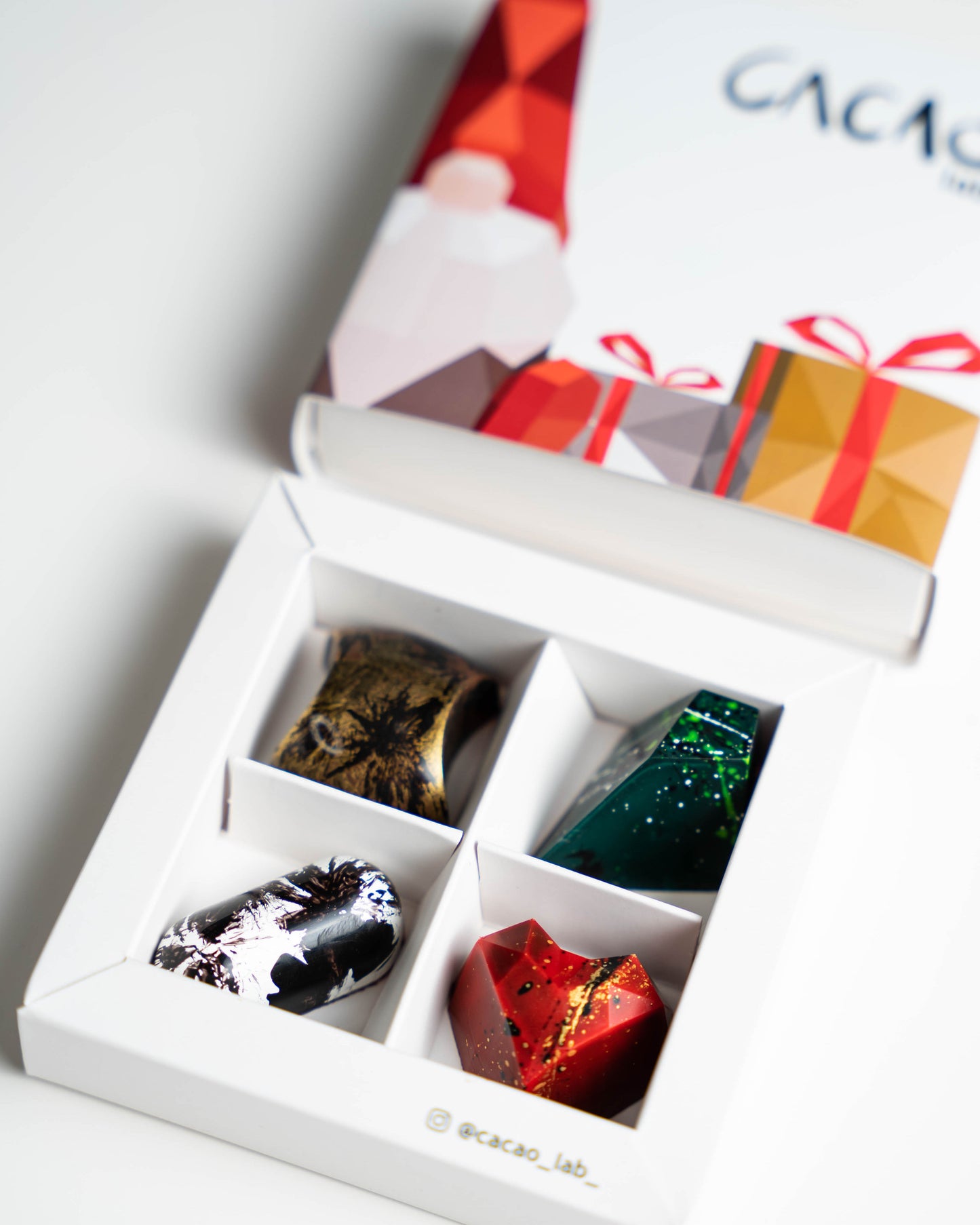 "Caja de 4 Bombones Navidad 2025"