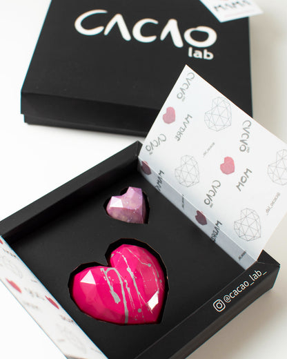 Caja "Tu y Yo" 1 Maxi corazón + bombón