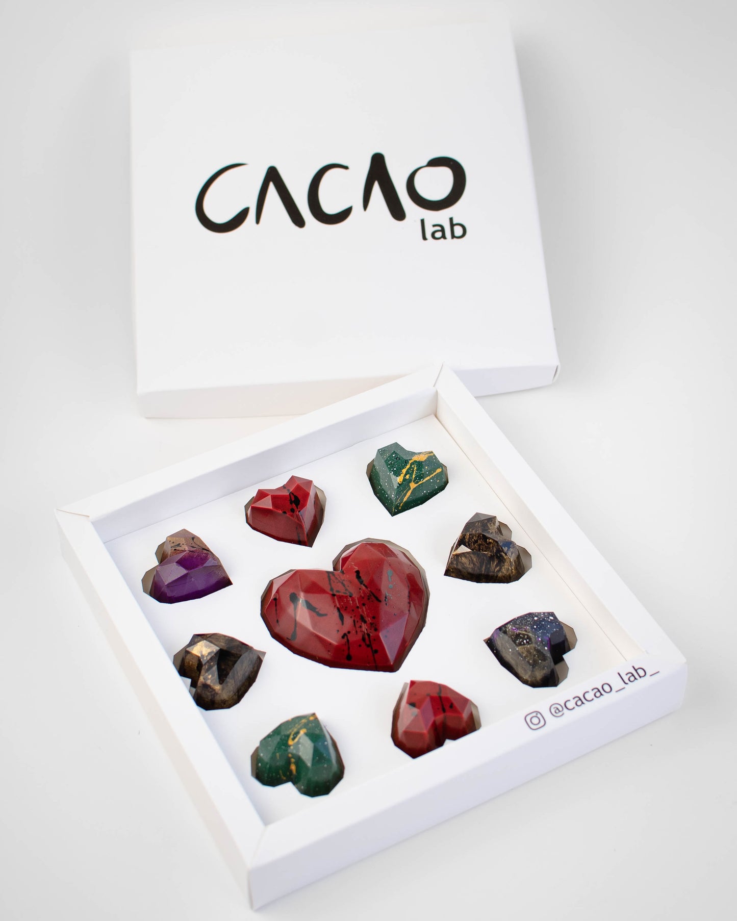 "Caja de 8 Bombones + Maxi Corazón"